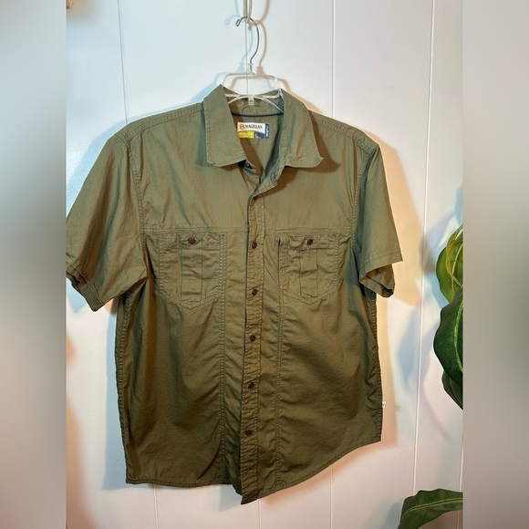Magellan Mag Shield Adventure Gear Olive Green Men’s Shirt Size Large - Picture 3 of 7